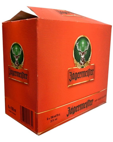 Caja x 6 Botellas Jägermeister 700ml - JÄGERMEISTERSHOP
